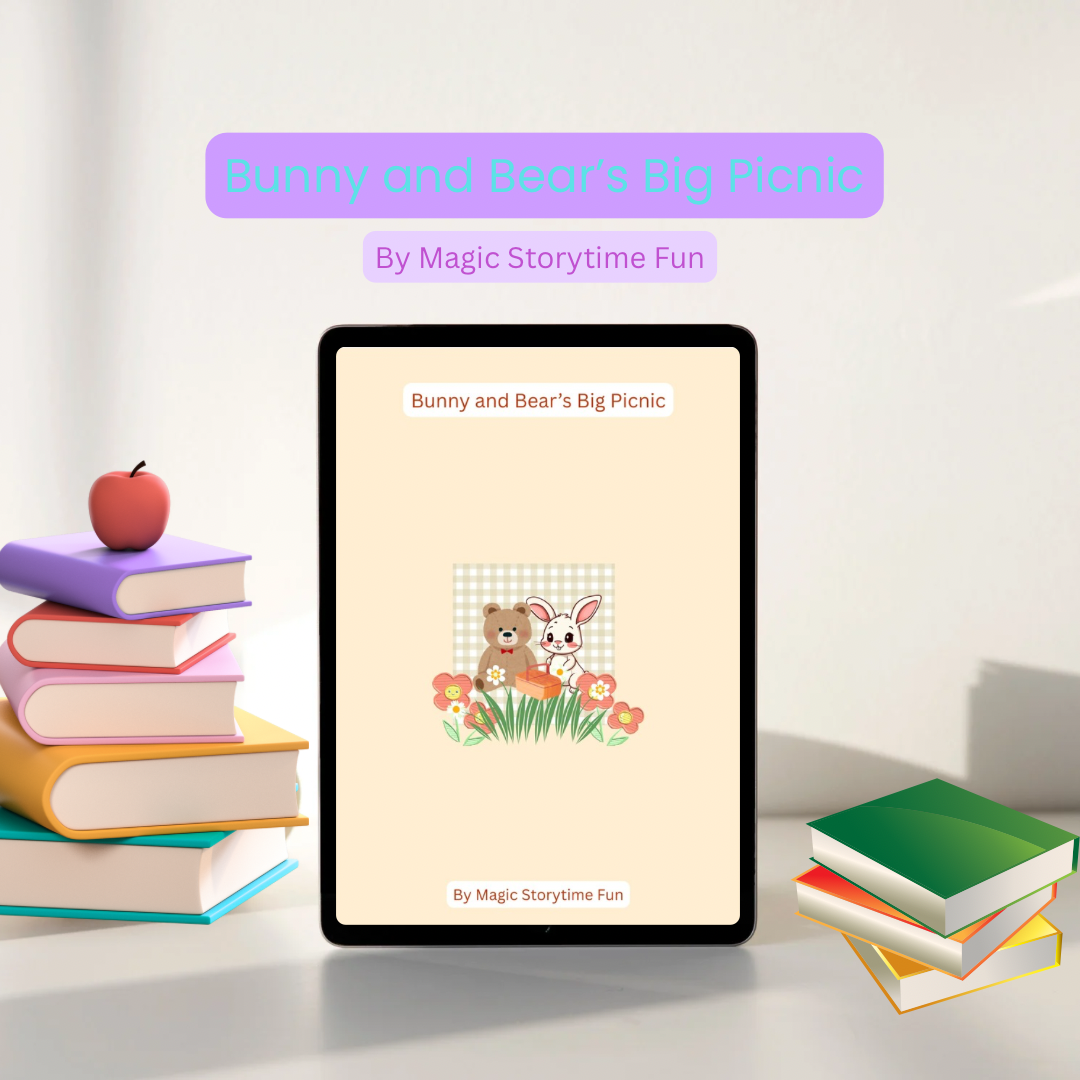 Children’s Storybook-Bunny and Bear’s Big Picnic–A Heartwarming Friendship Story for Kids (3-8 Years) Digital Download
