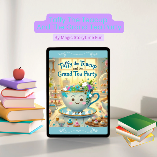 Children’s Storybook-Taffy the Teacup and the Grand Tea Party-Ages 3–8-Digital Download PDF