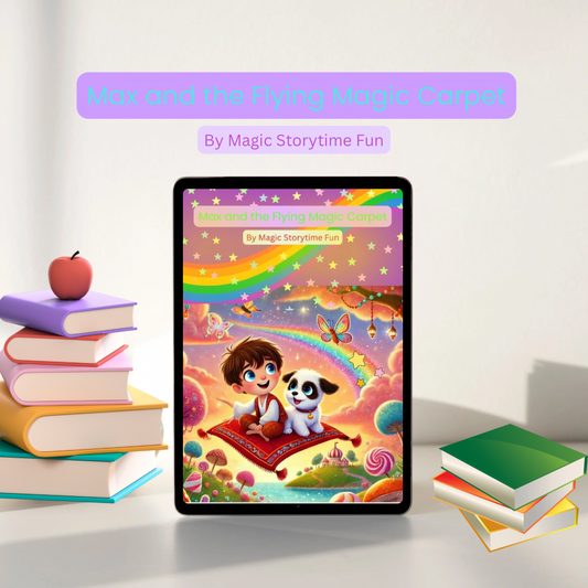 Children’s Storybook-Max and the Flying Magic Carpet–Adventure Children’s Storybook for Ages 3–8-Digital Download