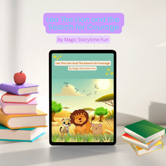 Children’s Storybook-Leo The Lion and the Search for Courage–Heartwarming Children’s Storybook (Ages 3–8) Digital Download