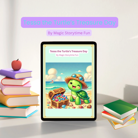 Children’s Storybook-Tessa the Turtle’s Treasure Day–A Heartwarming Children’s Story About Sharing-Digital Download