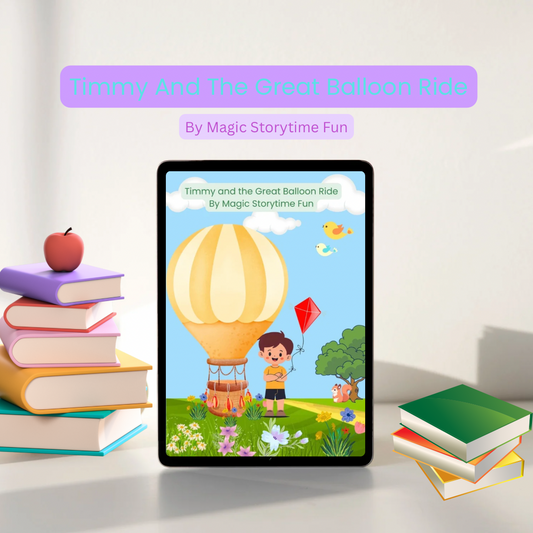 Children’s Storybook-Timmy And The Great Balloon Ride– A Fun Filled Sky Adventure Storybook for Kids (Ages 3–8) Digital Download